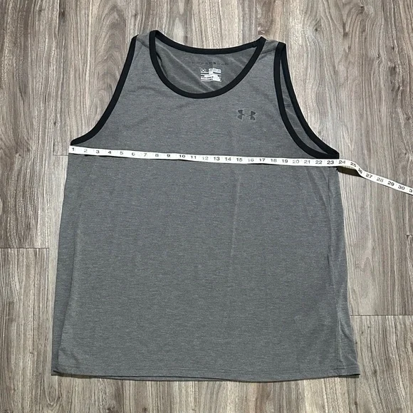 Under Armour Men's Charcoal Tank Top - Picture 3 of 7